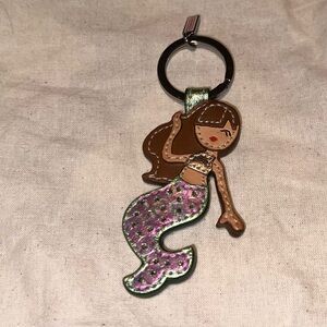 Coach Sequin Mermaid Keychain